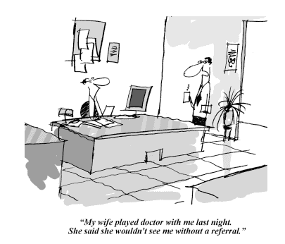Electronic medical referrals for healthcare