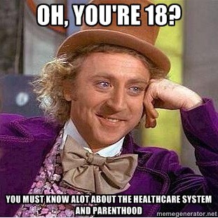 18 and over healthcare meme