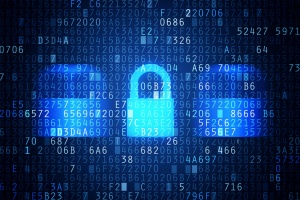 Computer security code abstract image. Password protection conceptual image.