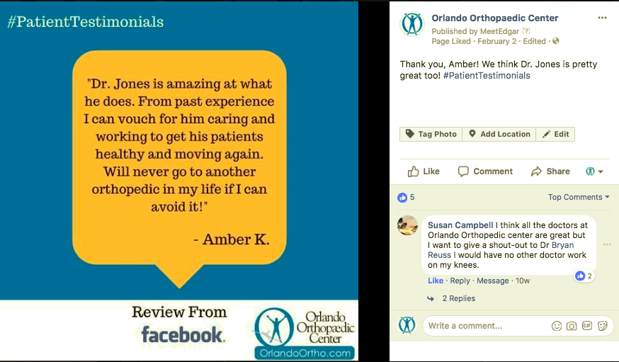 patient review goes social
