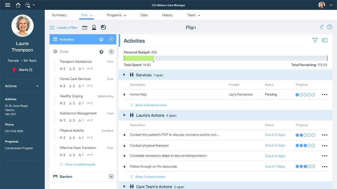 IBM Waston Care Manager
