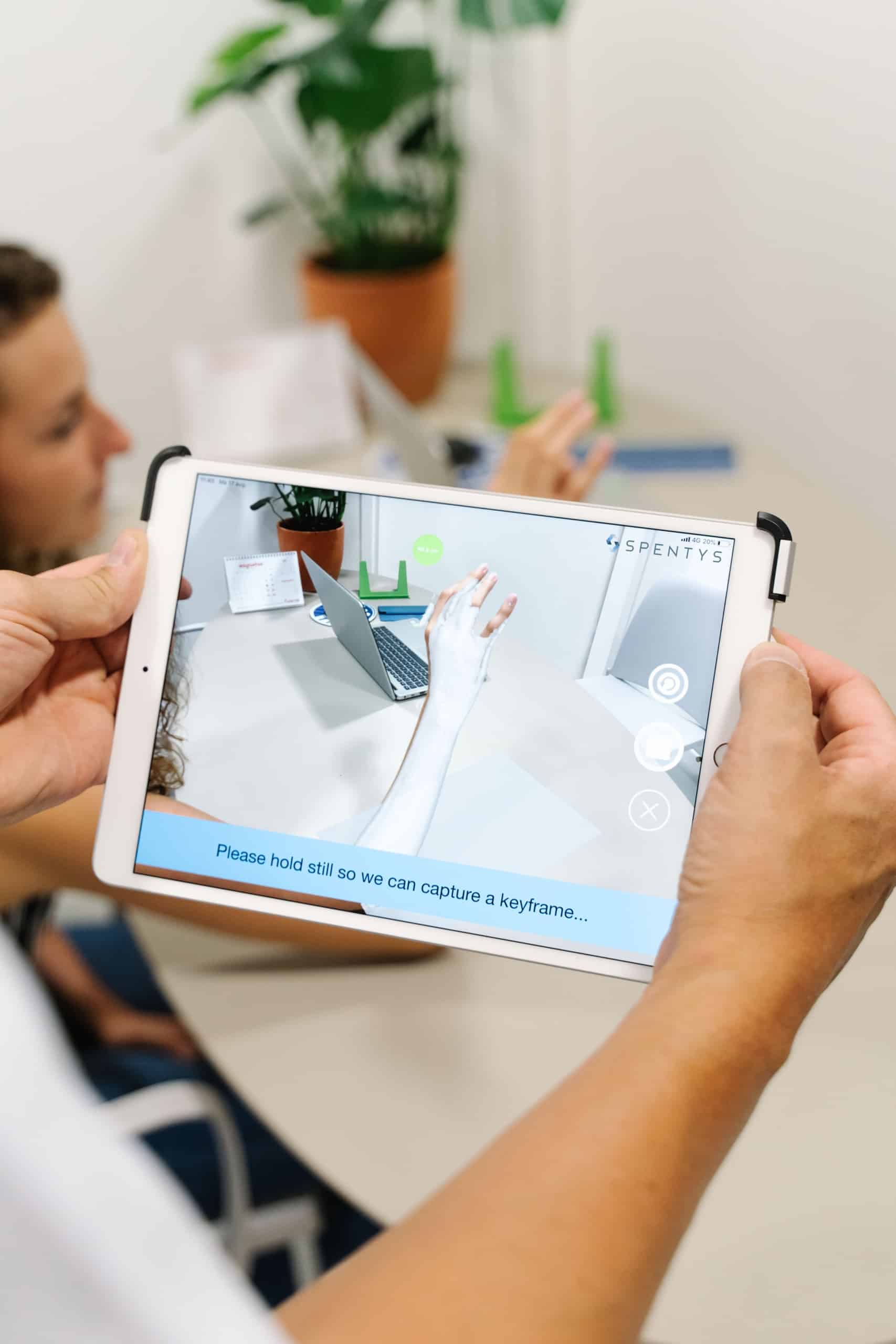 3D scan of a patient to create custom made orthoses