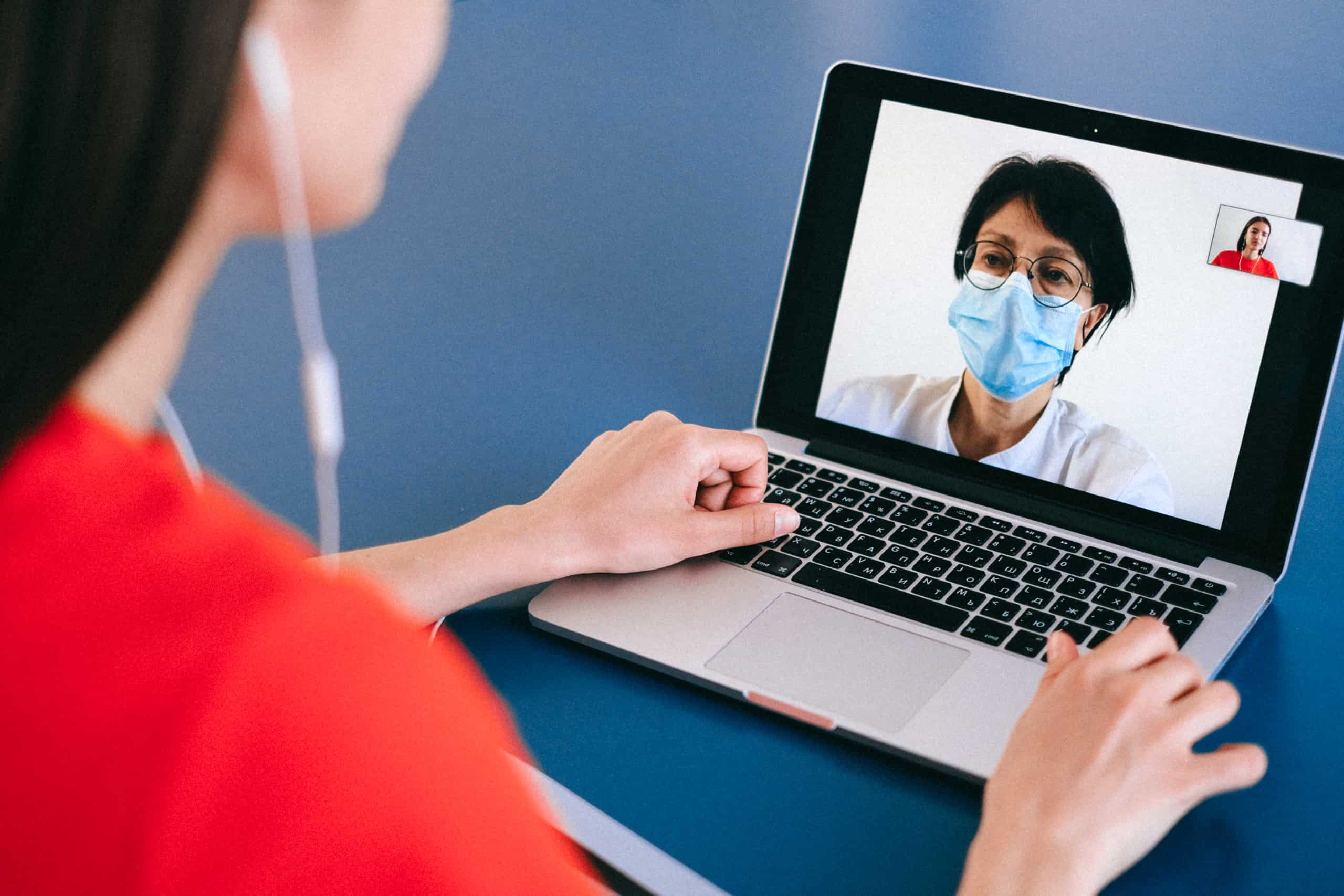 People on a video call