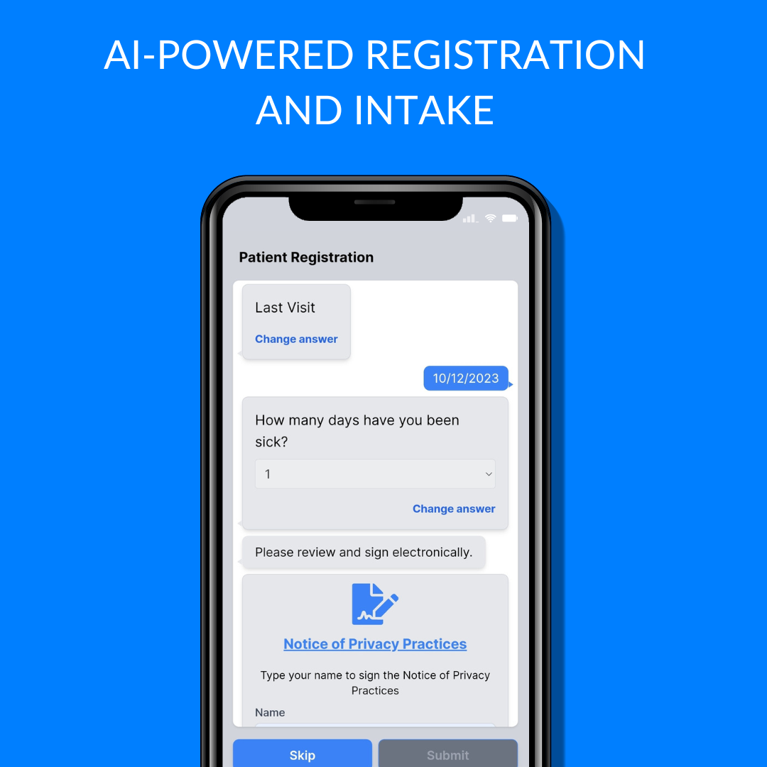 AI Patient Intake from ReferralMD