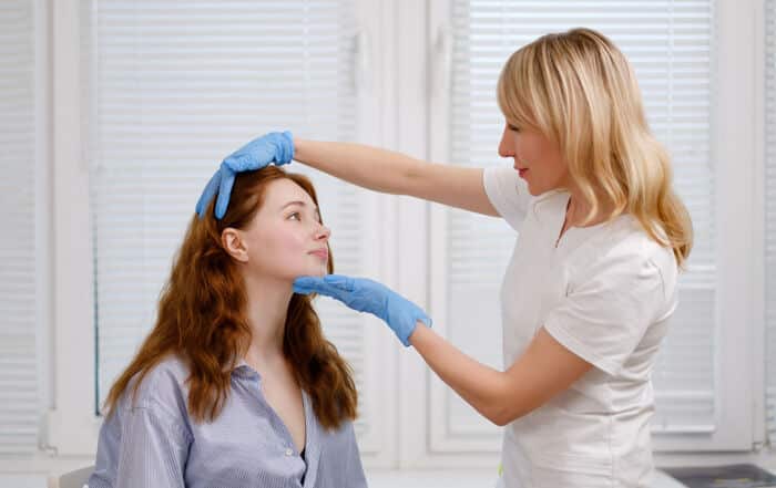 dermatology examination